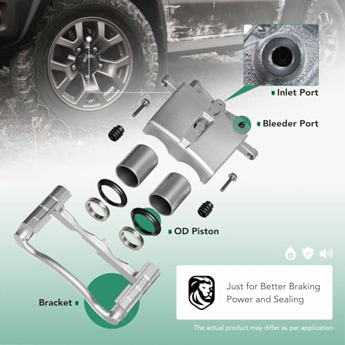 Rear Passenger Side Brake Caliper Assembly Replacement F6740