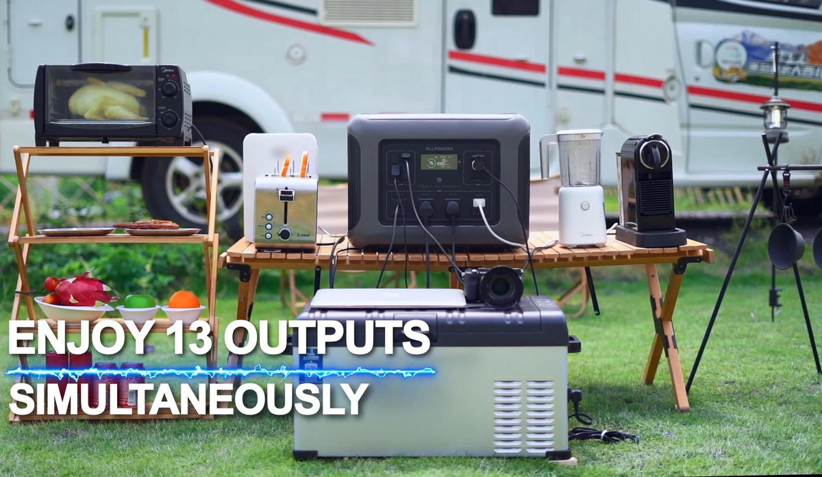 2500W 2016Wh LiFePO4 Portable Power Station with 3 Pack 200W Foldable Solar Panel O6418