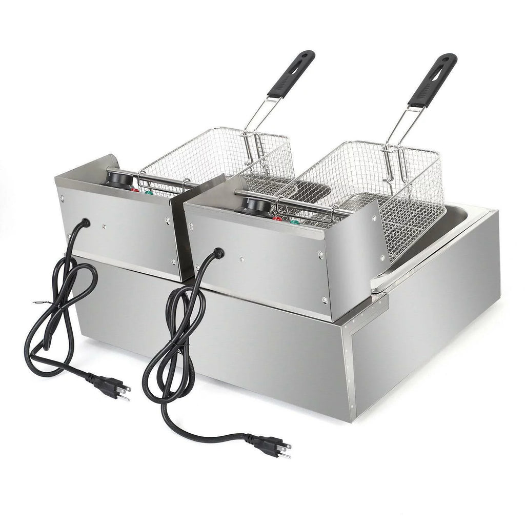 Electric Deep Fryer with 2 Fry Baskets, 5000W, 12L Q20826