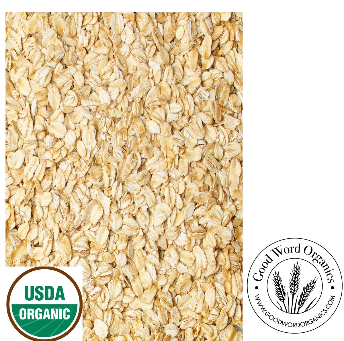 Certified Organic Rolled Oats 6 lbs Non-Gmo Cereal D581350