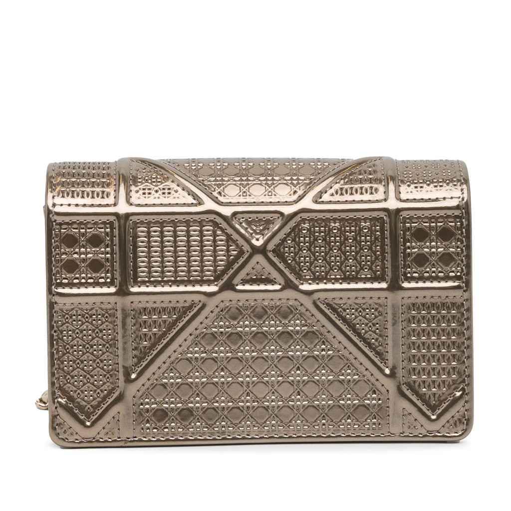 Patent Leather Gold Crossbody Bag T578730