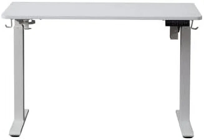 Electric Height Adjustable Standing Desk 55" Grey Oak Z731783