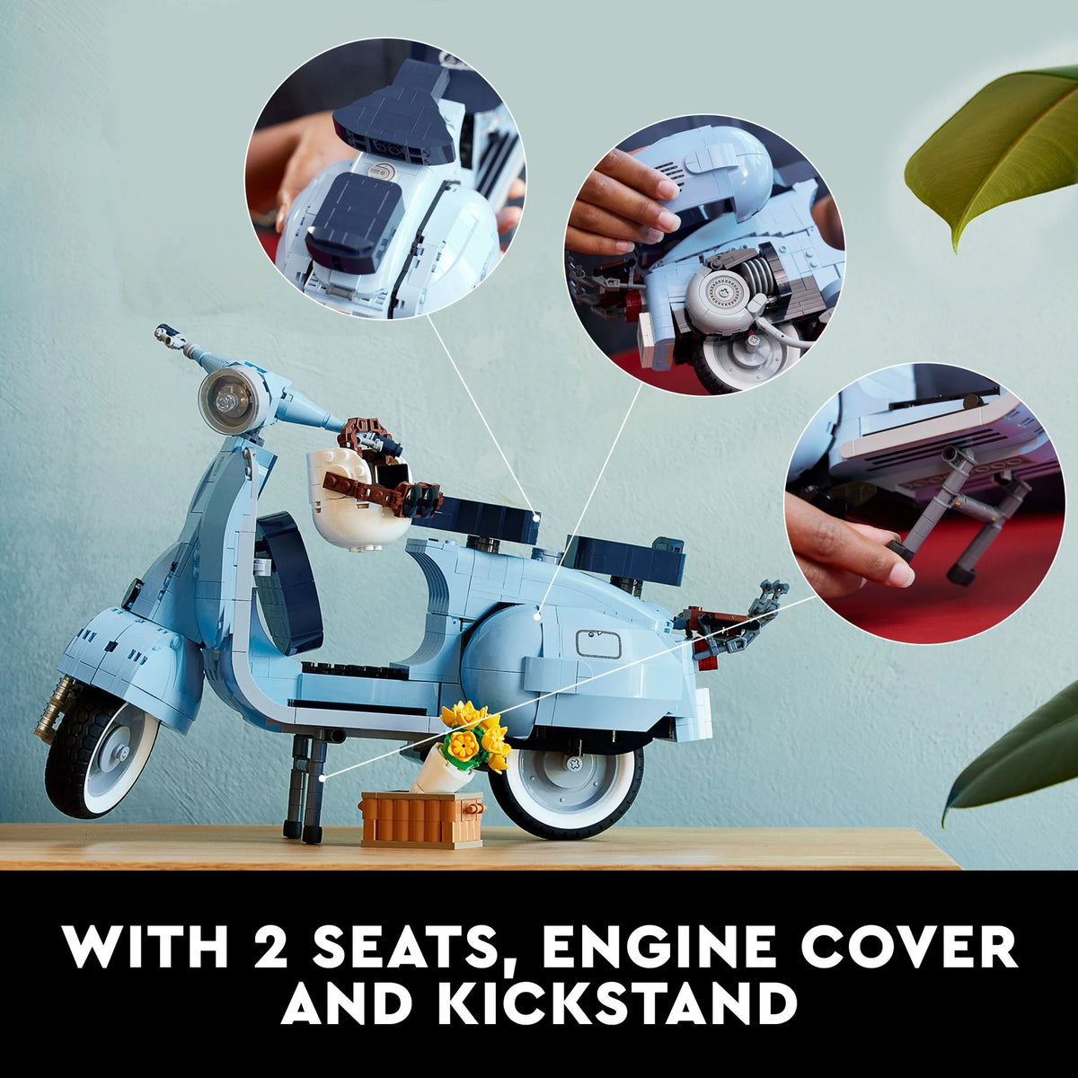 Vespa 125 Scooter Model Building Kit Q3203