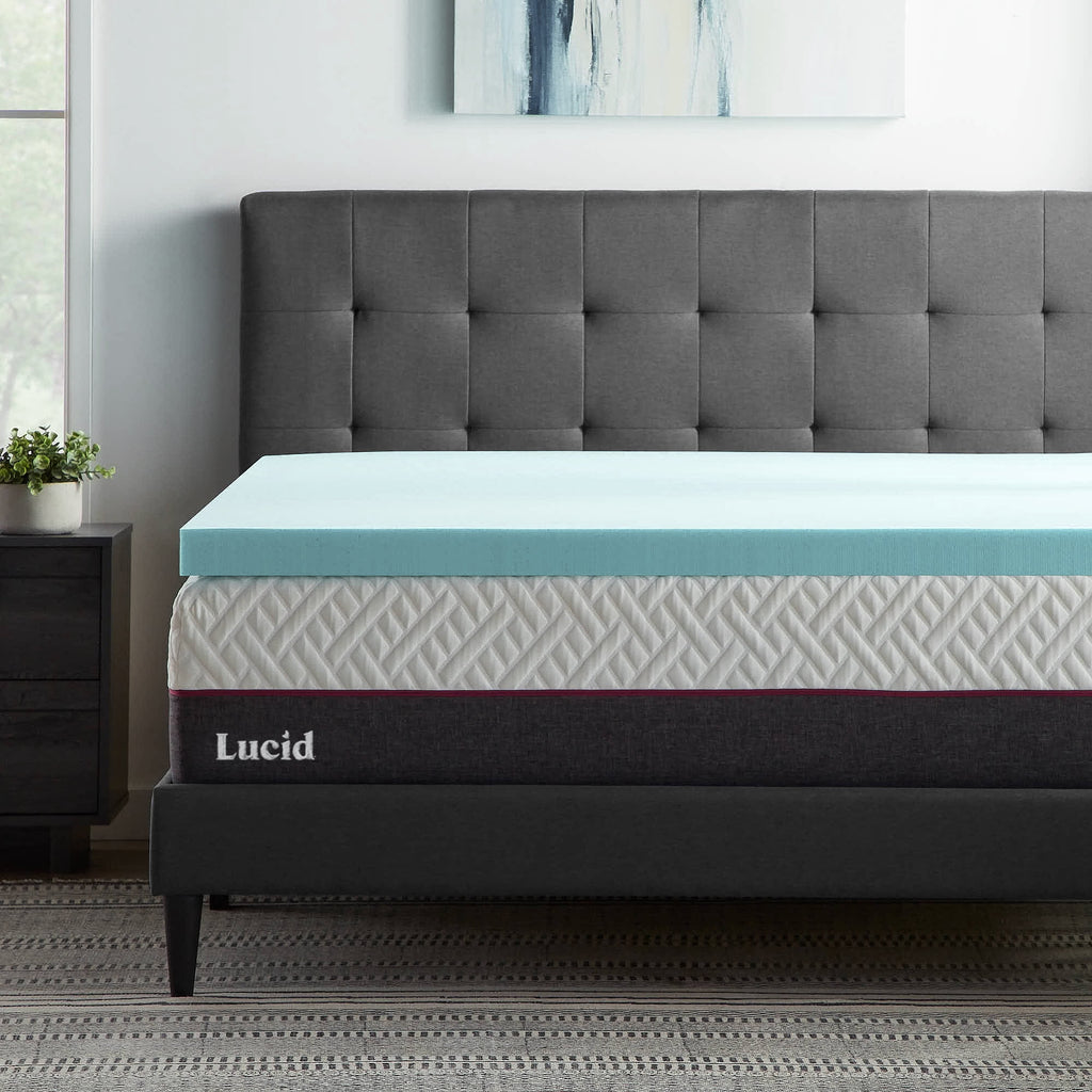 3" Cooling Gel Memory Foam Mattress Topper, Twin-XL Y5085