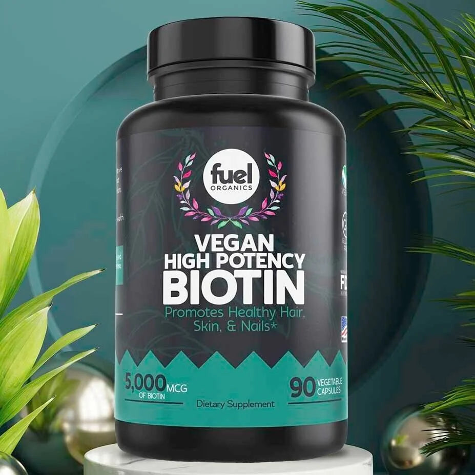 Biotin 5000mcg Supplement 90 Capsules J2478