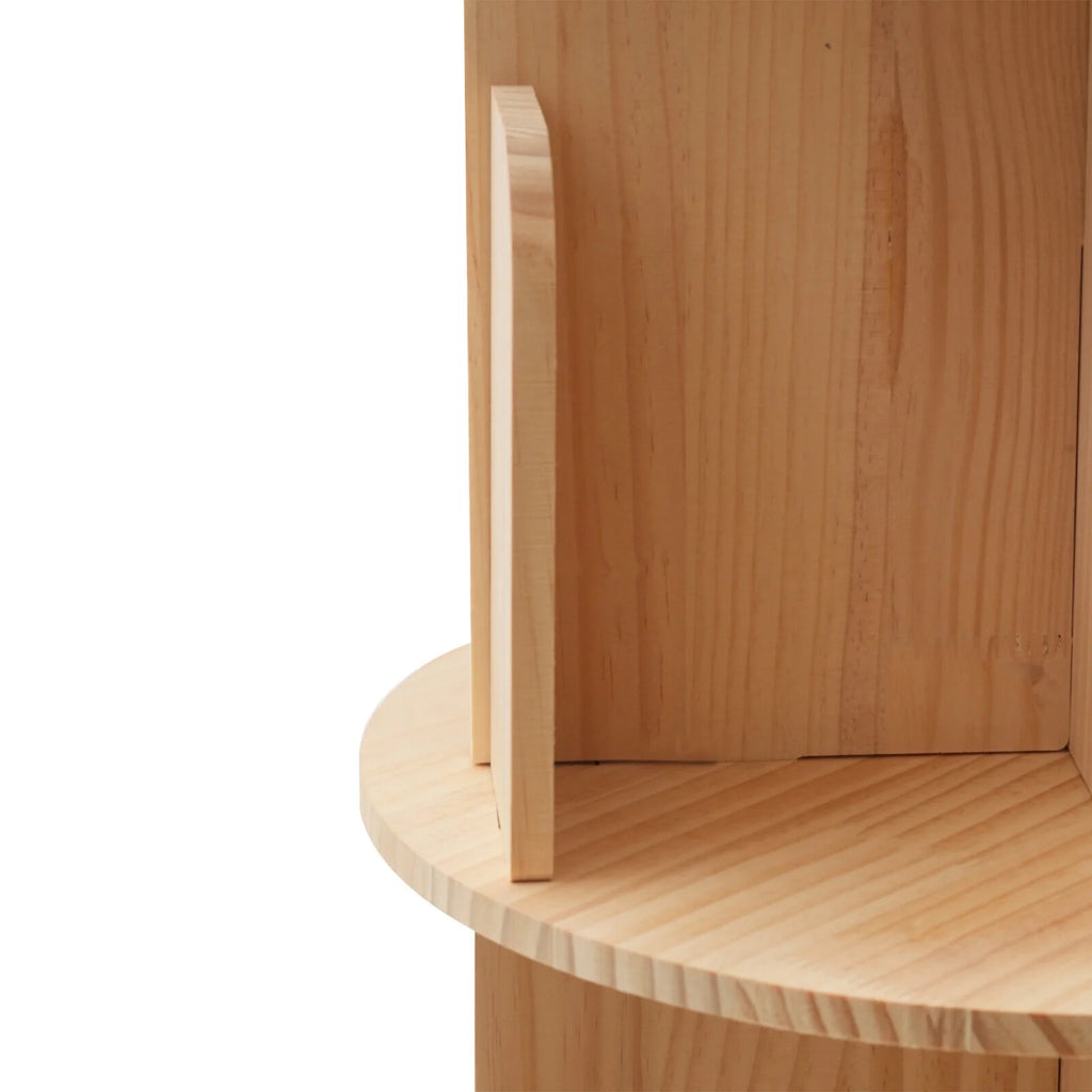 4-Tiers Rotating Bookshelf N57563