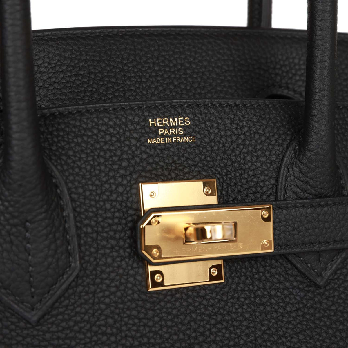 Black Leather Handbag H5279