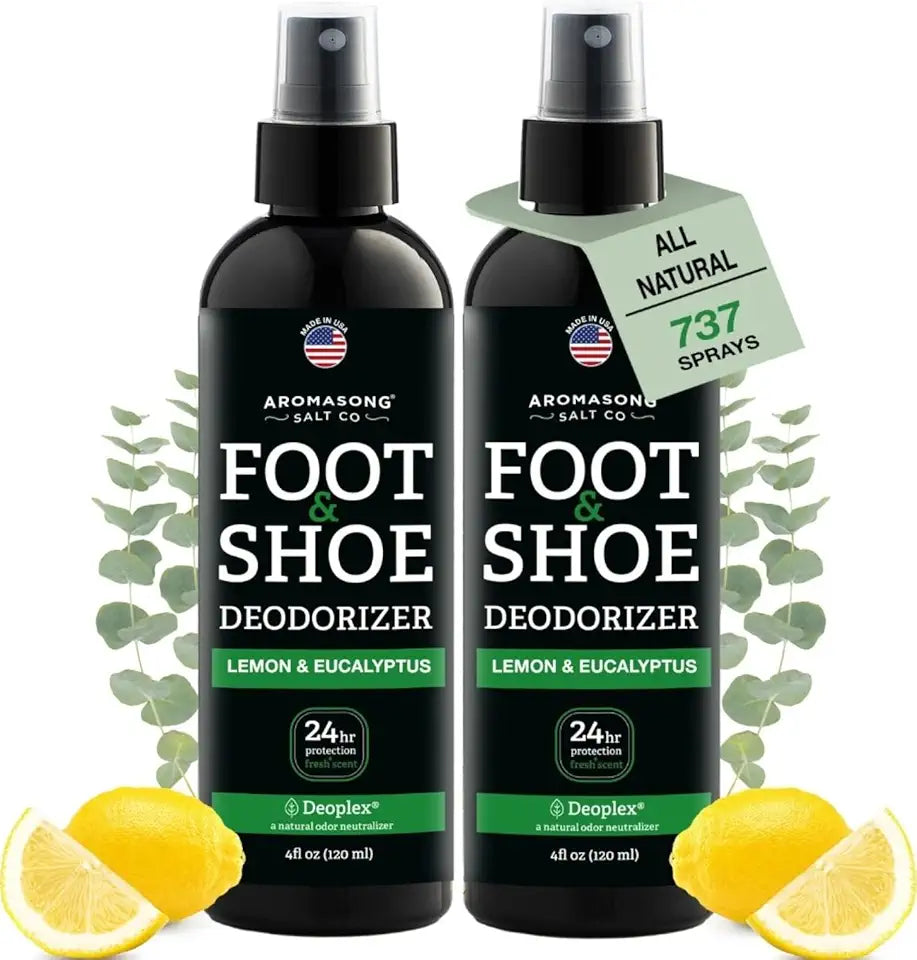 Natural Shoe Deodorizer and Foot Spray 2-Pack 4oz Y88208