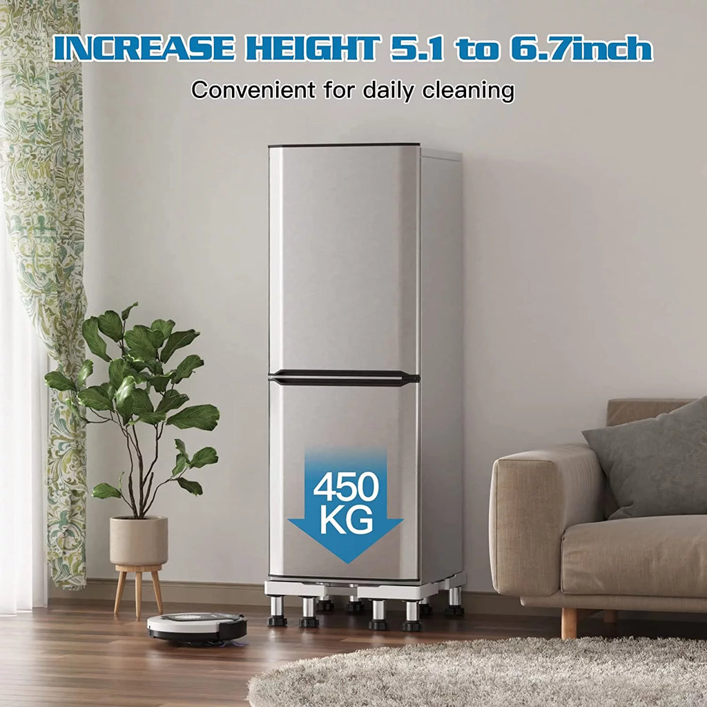 Adjustable Mini Fridge Stand 8 Heavy Duty Feet O792