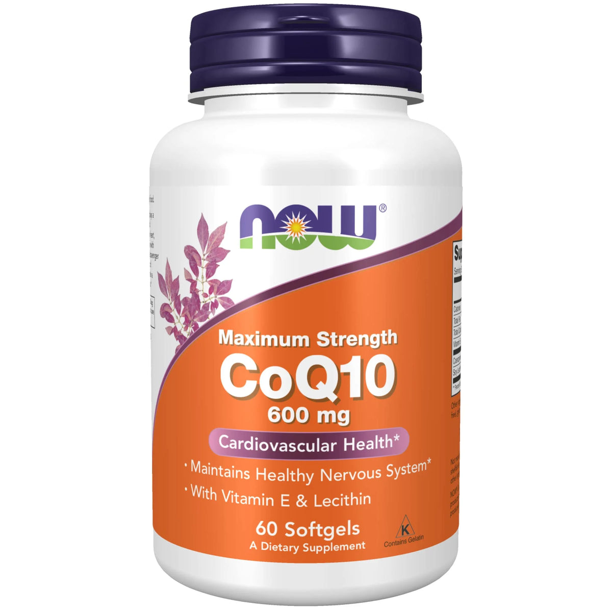 Coq10 600 Mg With Vitamin E & Lecithin, 60 Softgels X2426