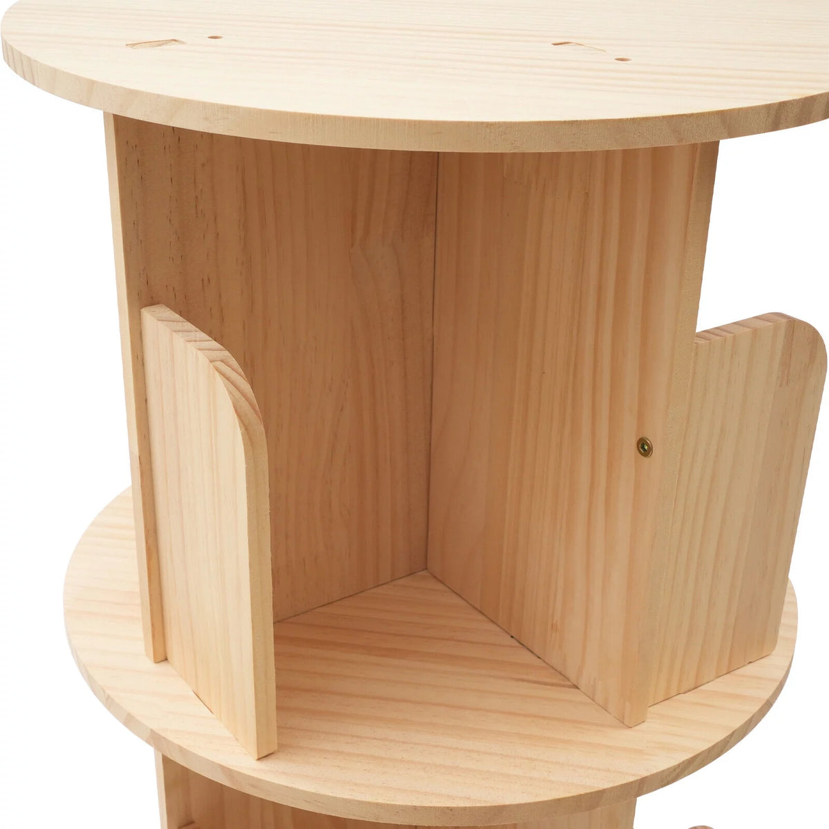 4-Tiers Rotating Bookshelf N57563