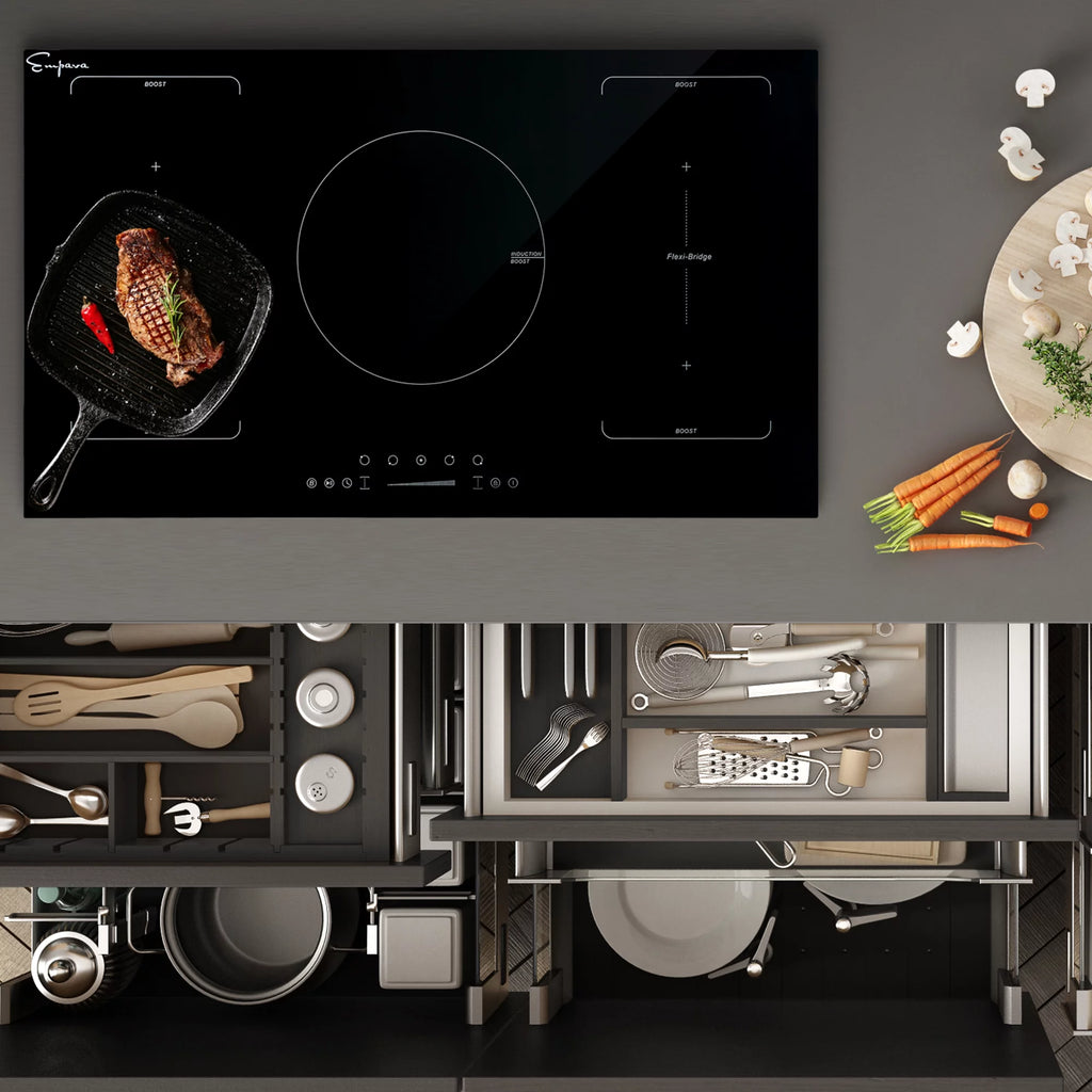 Black 36-in 5 Elements Induction Cooktop N14443