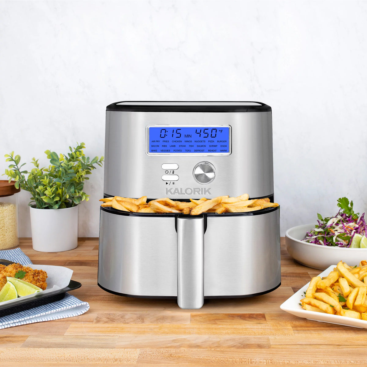 6 Quart Digital Air Fryer 22 Presets D1467