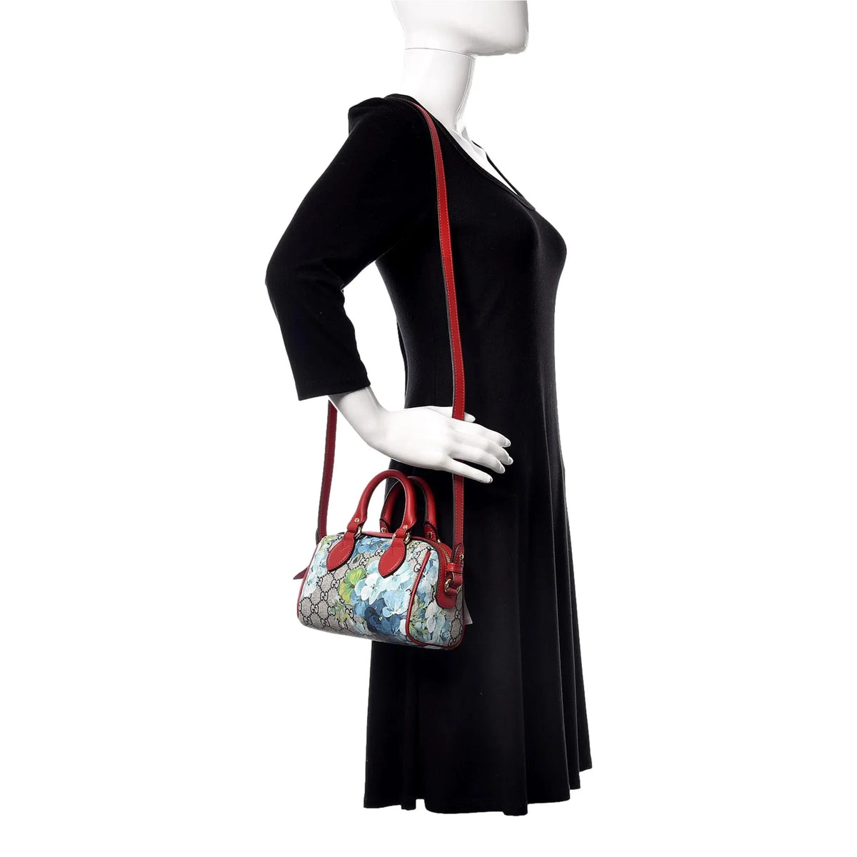 Floral Printed Canvas Mini Crossbody Bag Y67192
