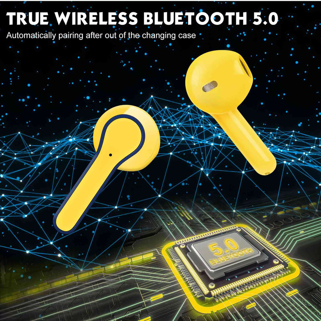 Wireless Earbuds In Ear Bluetooth Headphones with Microphone IPX7 Waterproof Deep Bass Y708702
