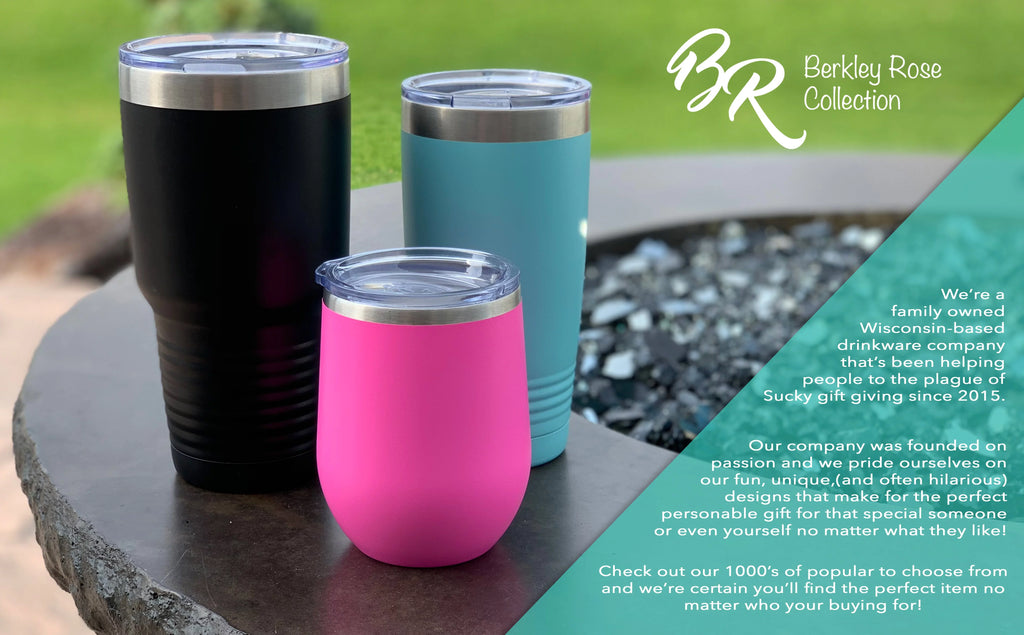 Engraved 12 oz Red Wine Cup V977
