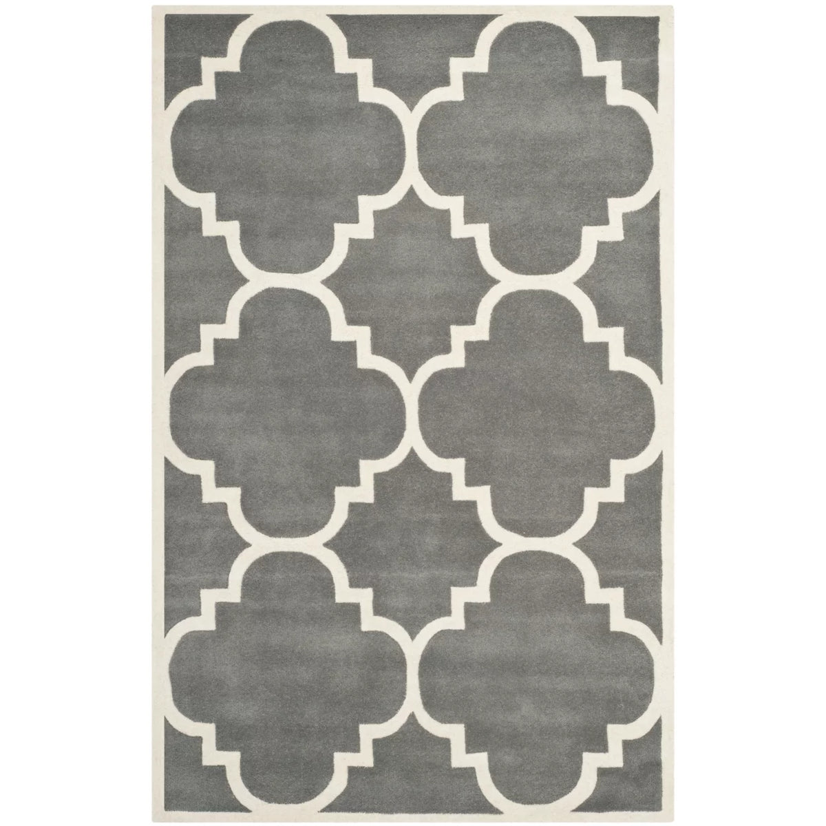 Geometric Quatrefoil Area Rug or Runner O92212