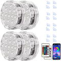 LED Submersible Pool Lights Color Changing 4 Packs W7718