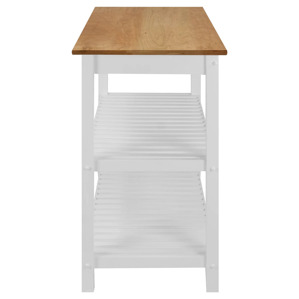 Kitchen Island with Solid American Cherry Top Y788