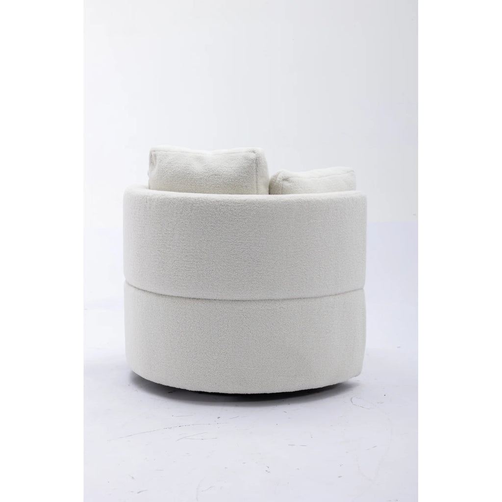 Ivory Swivel Storage Chair O992715