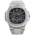 Blue Dial Moon Phases Steel 40mm B844