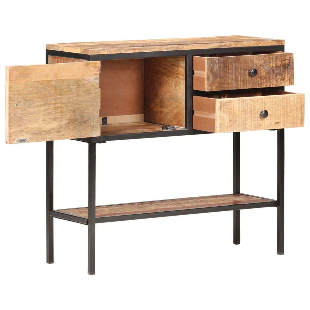 Rough Mango Wood Sideboard H538