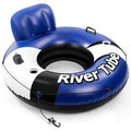 Inflatable Pool Float with Canopy and Cup Holder U727198