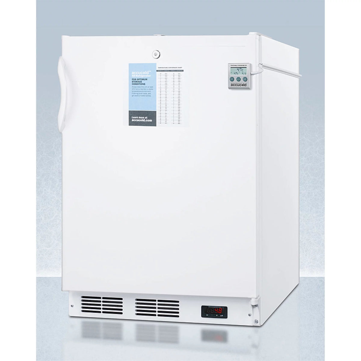 24" Wide Freestanding All-Refrigerator with Lock L789
