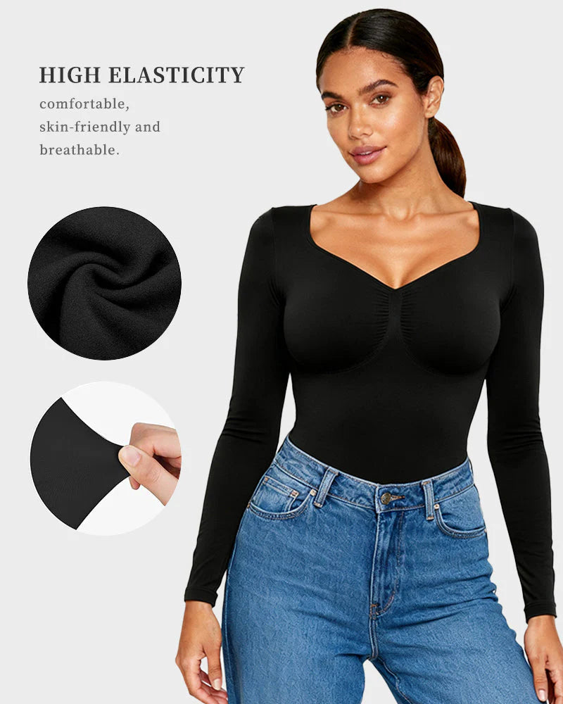 Long Sleeve Shaping Bodysuit K80562