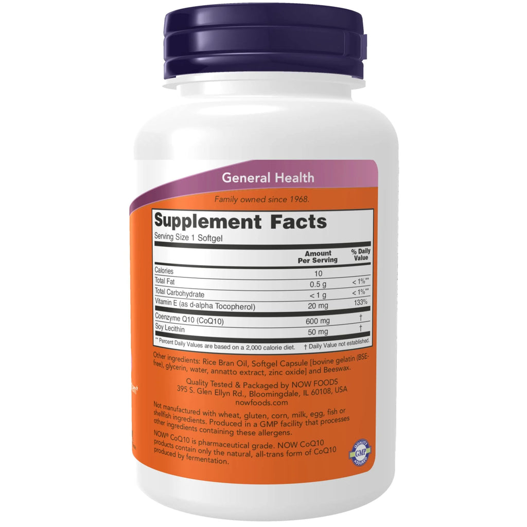 Coq10 600 Mg With Vitamin E & Lecithin, 60 Softgels X2426