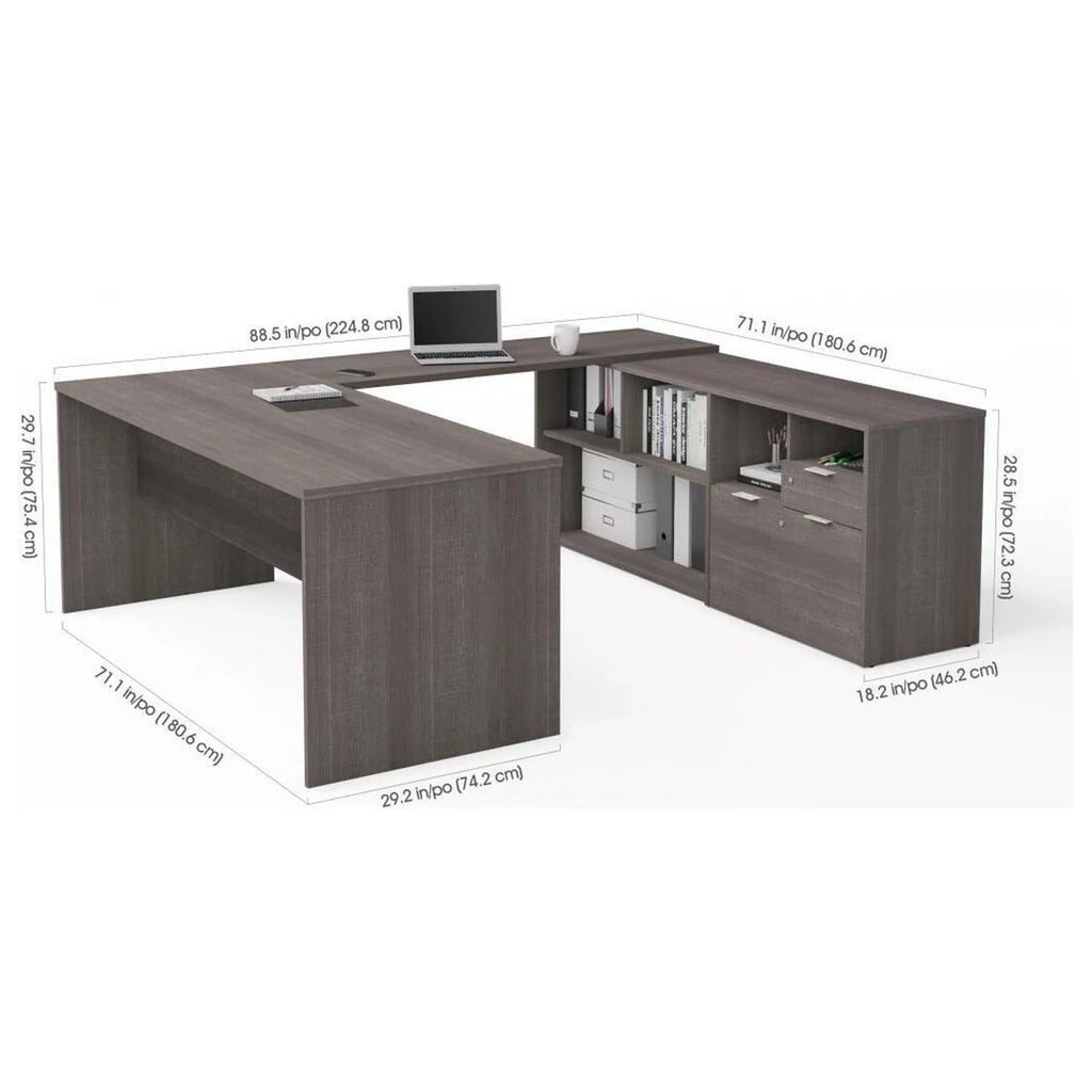 72W U-Shaped Executive Desk J7579