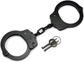 Black Double Lock Steel Handcuffs L925218