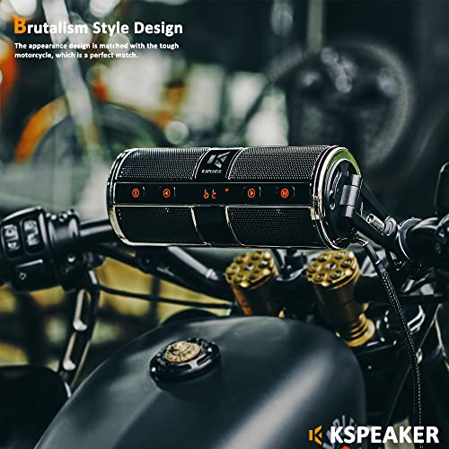 Motorcycle Bluetooth Waterproof Speakers Built-in Amplifier 3 Inch W16201