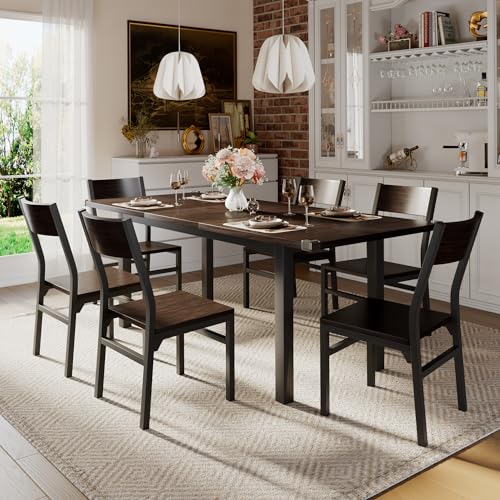 7-Piece Extendable Dining Table Set with 6 Chairs H452480