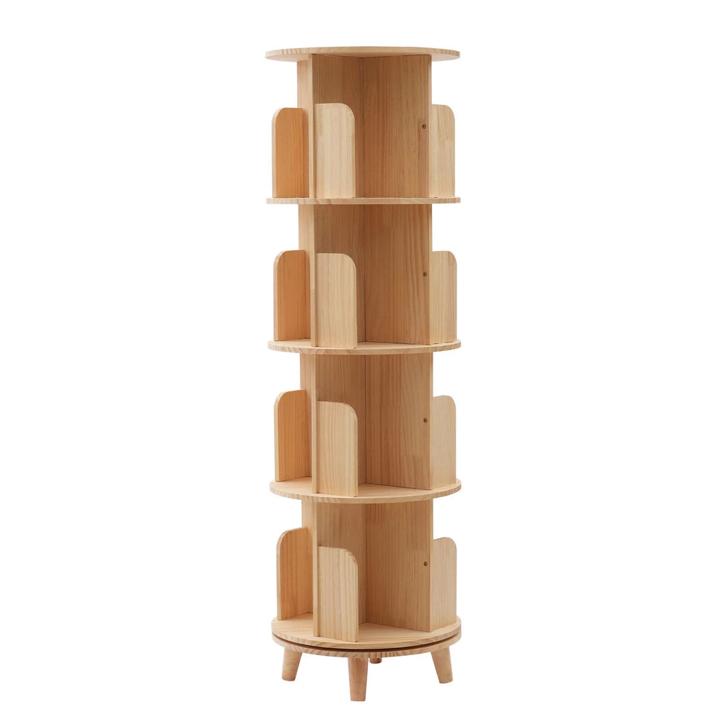 4-Tiers Rotating Bookshelf N57563