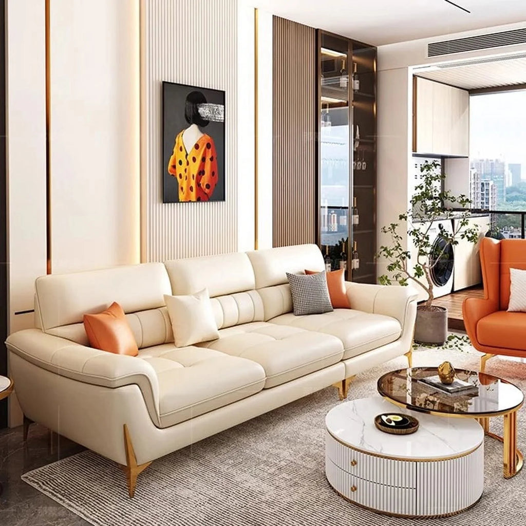 Genuine Leather Sofa O15731