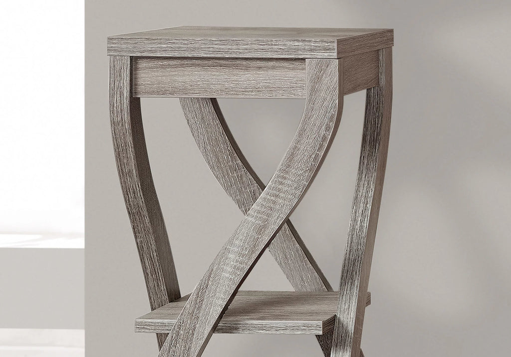 Brown Laminate Square Accent Table P78386