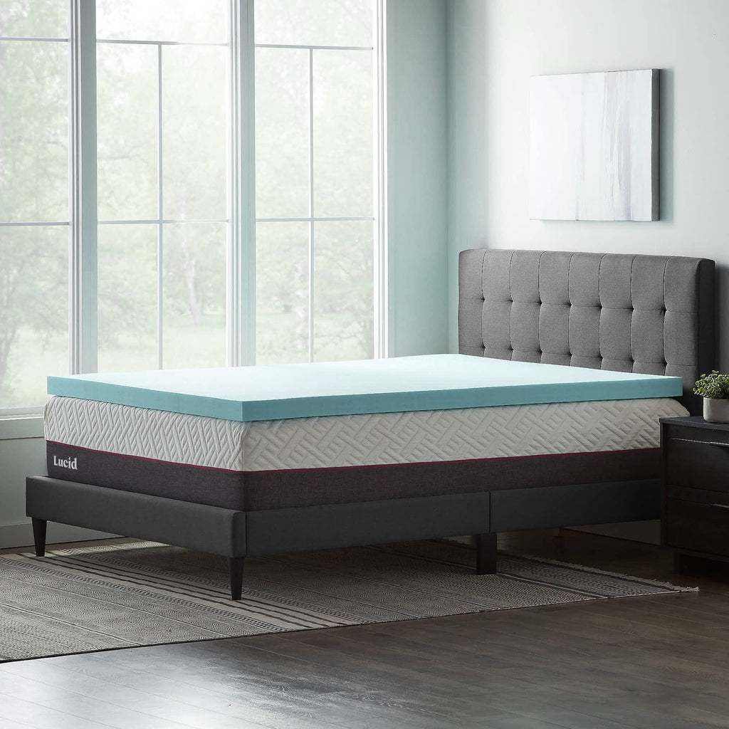 3" Cooling Gel Memory Foam Mattress Topper, Twin-XL Y5085