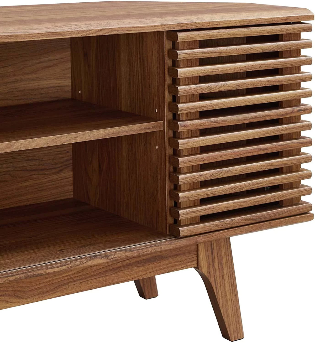 Mid-Century Modern Corner TV Stand Z9772