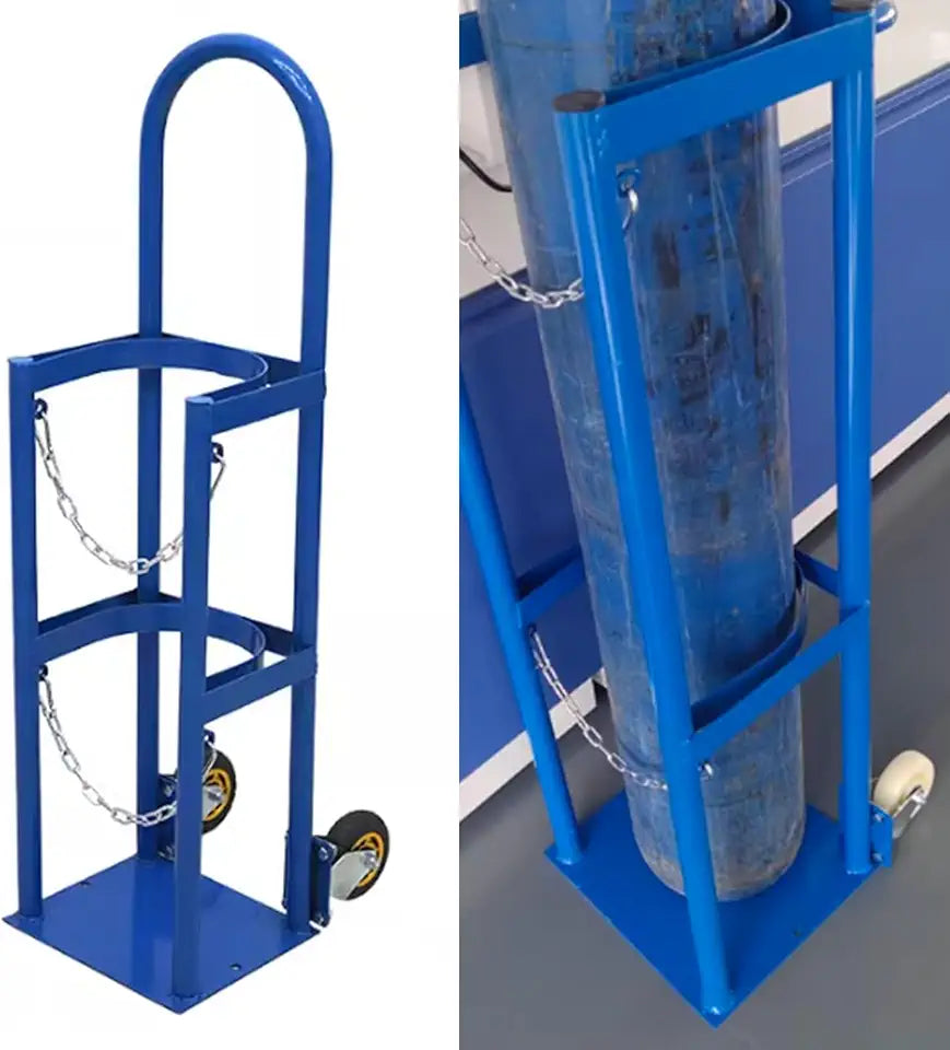 7 Inch Heavy Duty Metal Gas Cylinder Cart Y6256