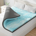 3 Inch 7-Zone Queen Memory Foam Mattress Topper with Cooling Gel E921124