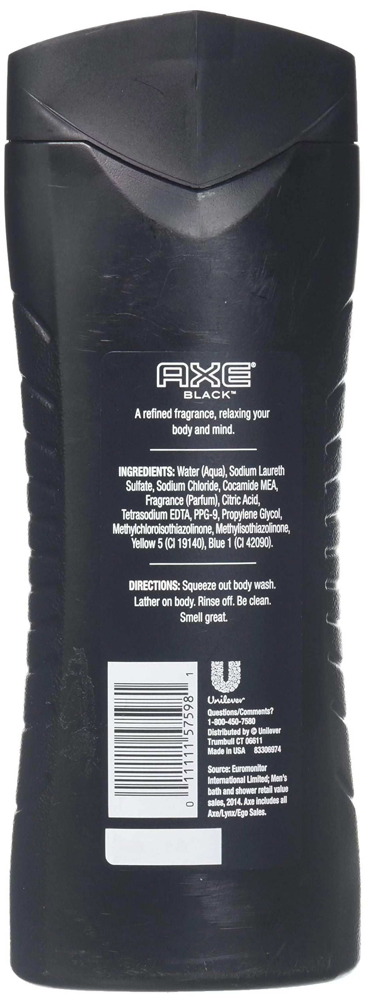 Black Body Wash, 16 Ounce (Pack Of 2) N196