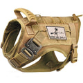 Tactical Service Dog Vest Harness with Rubber Handle I49948