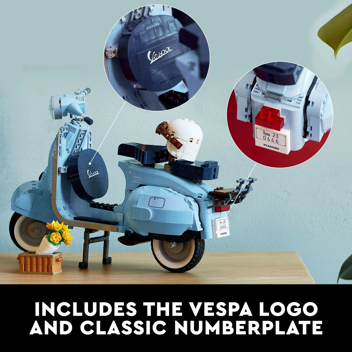Vespa 125 Scooter Model Building Kit Q3203