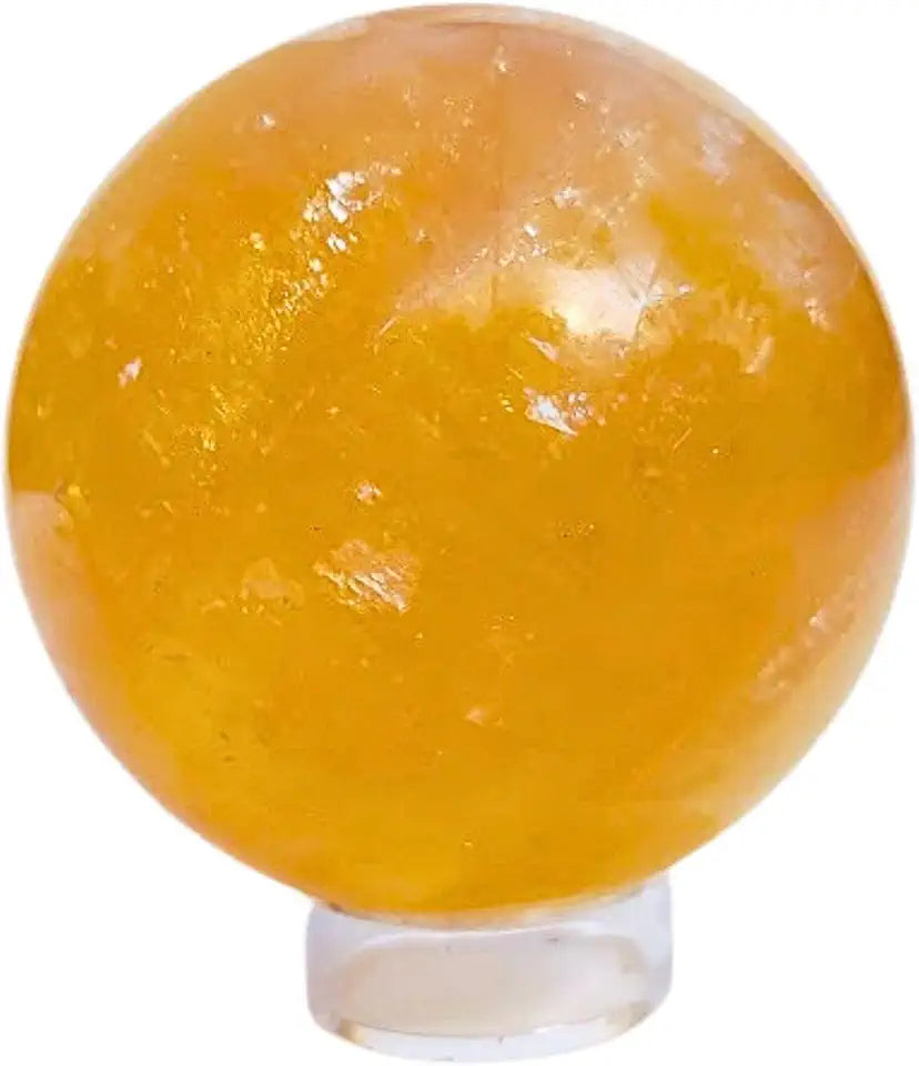 Crystal Gemstone Sphere with Clear Stand 2.9" T25181