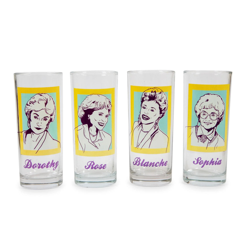 4 Piece 10-Ounce Glass Tumbler Set O778