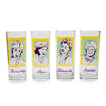 4 Piece 10-Ounce Glass Tumbler Set O778