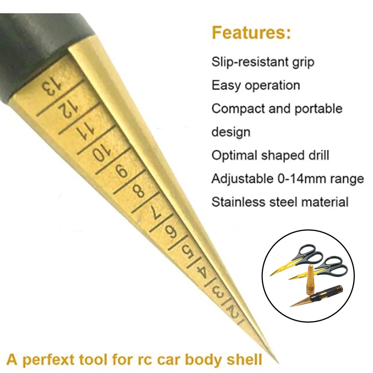 Metal Expanding Hole Puncher Reamer Tool Set B714262