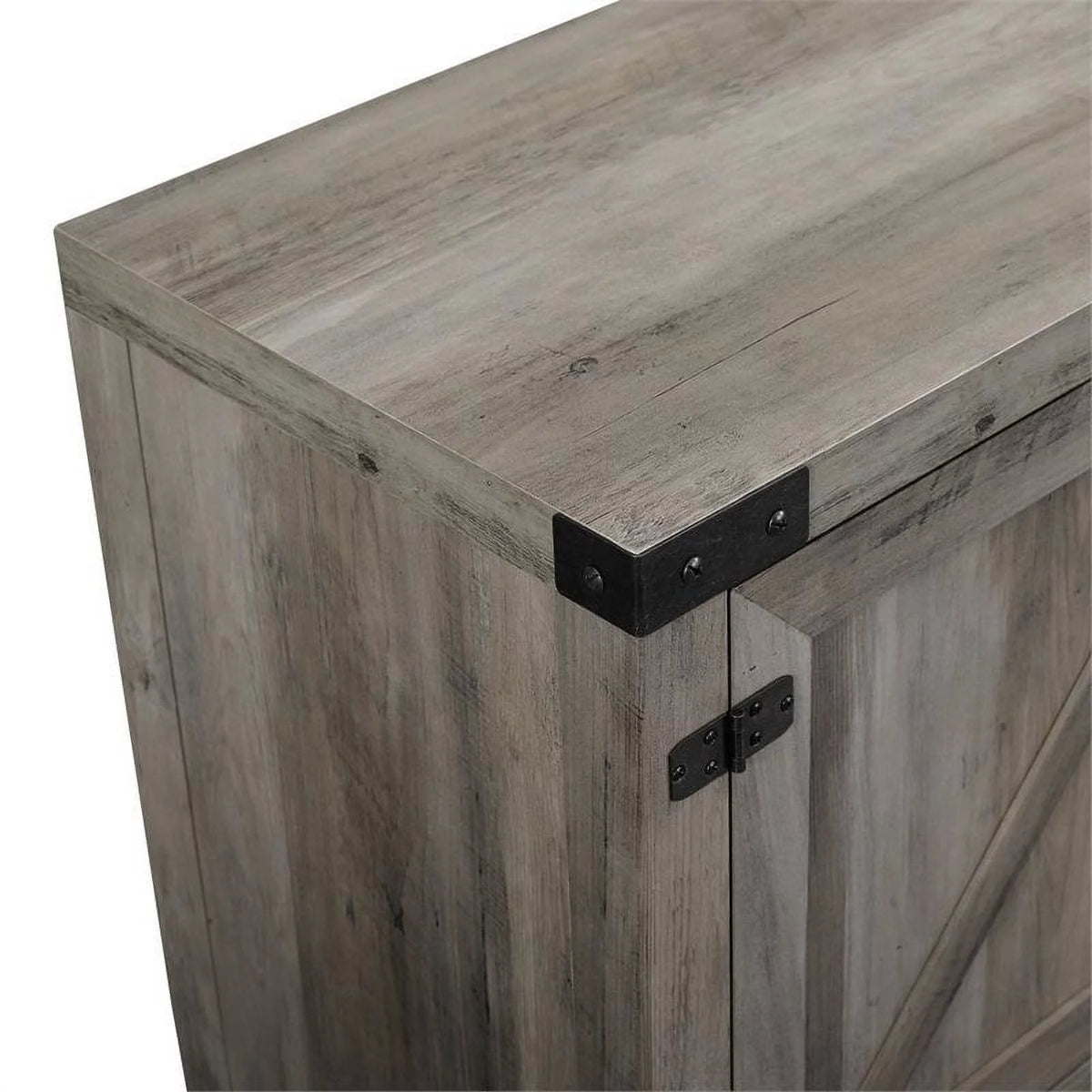4 Piece TV Stand Coffee Table and 2 End Tables in Gray L229292