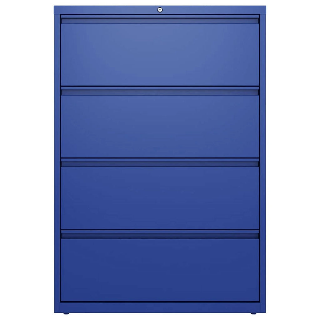36" Metal Lateral File Cabinet with 4 Drawers E19874
